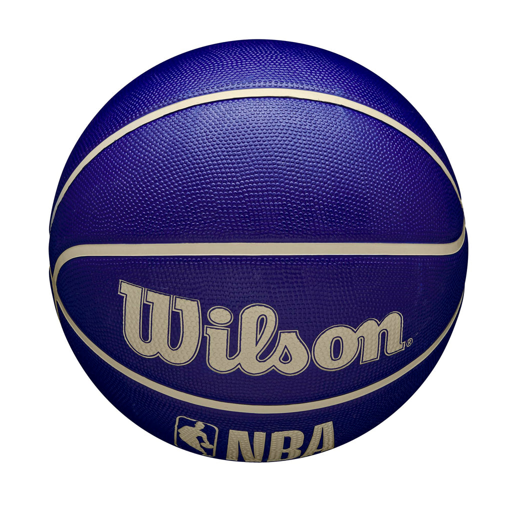 Wilson Nba Drv Outdoor Basketball - Indigo/Beige, Size 6-28.5''