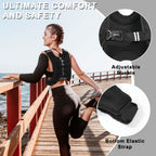Weighted Vest For Women Men, 8Lb Weight Vest With Reflective Stripe, Body Weight Vests Adjustable For Strength Training, Running