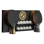 Stiga Ping Pong Storage Wall Rack | Holds Up To 10 Balls And 6 Paddles | Easy Mount For Any Flat Surface