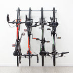 Monkey Bars Garage Bike Rack 2.0 - Stores 4 Bikes - Heavy Duty Garage Bike Storage