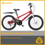 Royalbaby Royalbaby Freestyle Kids Bike For Boys And Girls, 20 Inch With Kickstand, Red