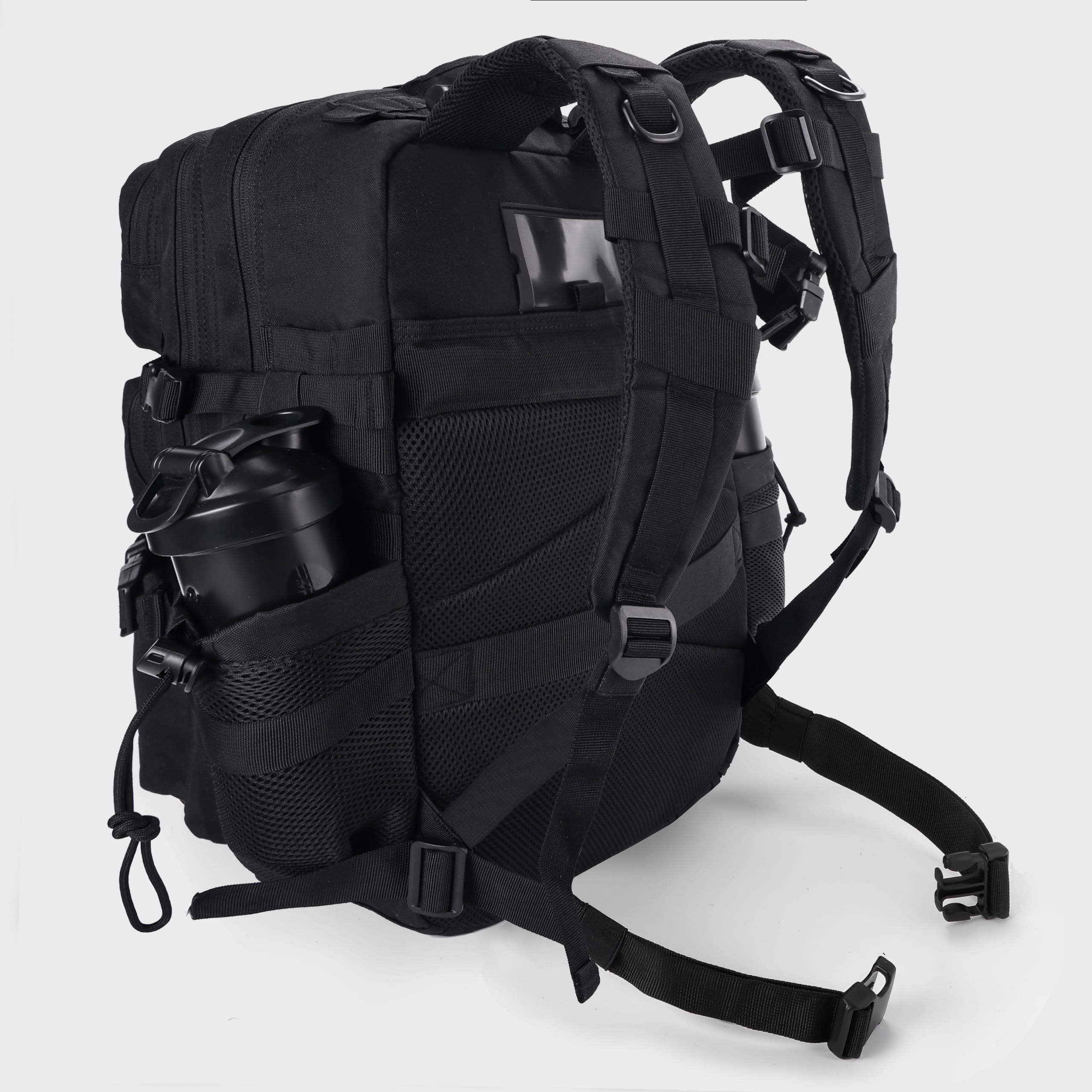 LHI Military Tactical Backpack for Men and Women 45L Army 3 Days Assault Pack Bag Large Rucksack with Shoe Compartment