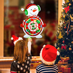 Christmas Games For Families, Light Up Dart Board For Kids Adults With 12 Sticky Balls Christmas Party Games Outdoor Indoor Yard