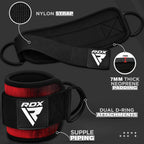 Rdx Ankle Straps For Cable Machines Resistance Bands Attachment, 7Mm Neoprene Padded 10   X4   , Gym Wrist Cuff Women Men Home F