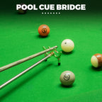 Eotjyao Pool Bridge Stick, Professional Retractable Pool Cue Bridge With Removable Brass Bridge Head, Free Adjustment For Multi-