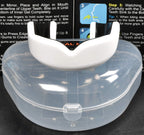 Oral Mart Kids Mouth Guard (White/Black) - Youth Mouth Guard For Karate, Flag Football, Martial Arts, Taekwondo, Boxing, Footbal