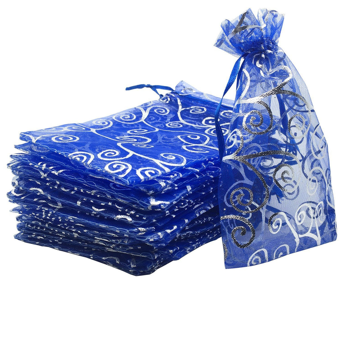 DMS RETAIL Return Gift Bags/Wedding Party Favor/Jewellery Pouch potli Bags 12*16 CMS(Pack of 20 Bags)