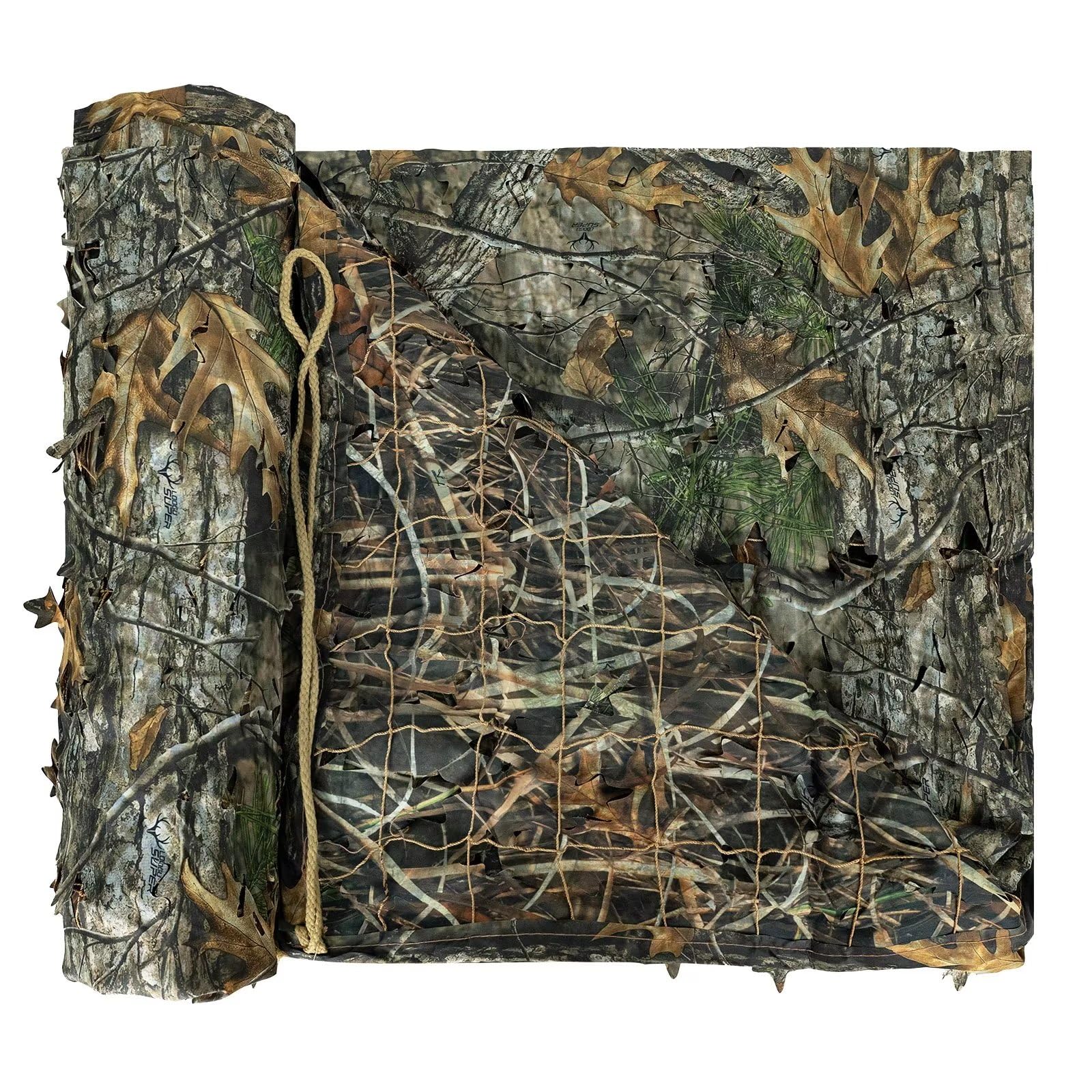 Loogu Camo Netting, Camouflage Netting For Sunshade, Camping, Shooting And1 Hunting And Many More (Loogu Super Tree Camo+Loogu G