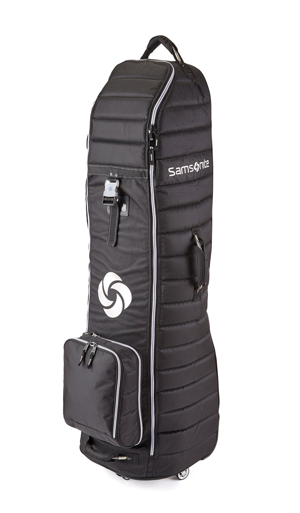 Samsonite Quilted Golf Travel Cover With Spinner Wheels And Detachable Shoe Bag, Black