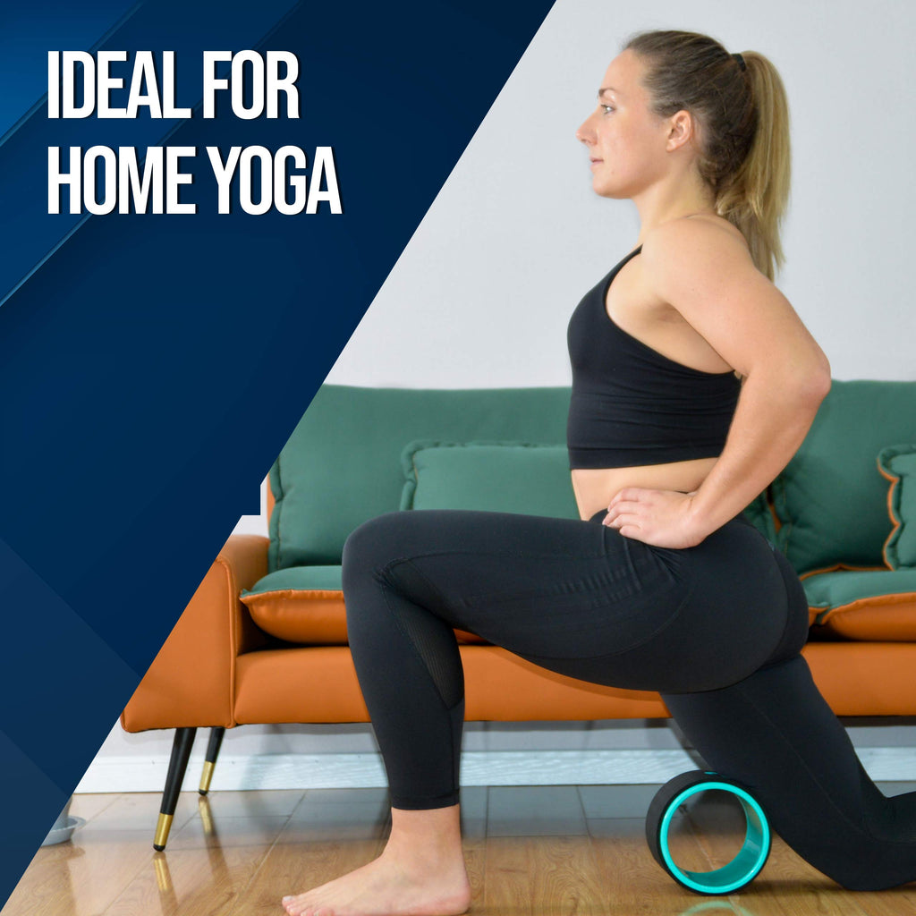 Petes Choice Yoga Wheel 3 Pack - Lose Weight, Get In Shape And Get Fit I 3 Pack Yoga Wheel Set I Home Yoga I Improve Posture