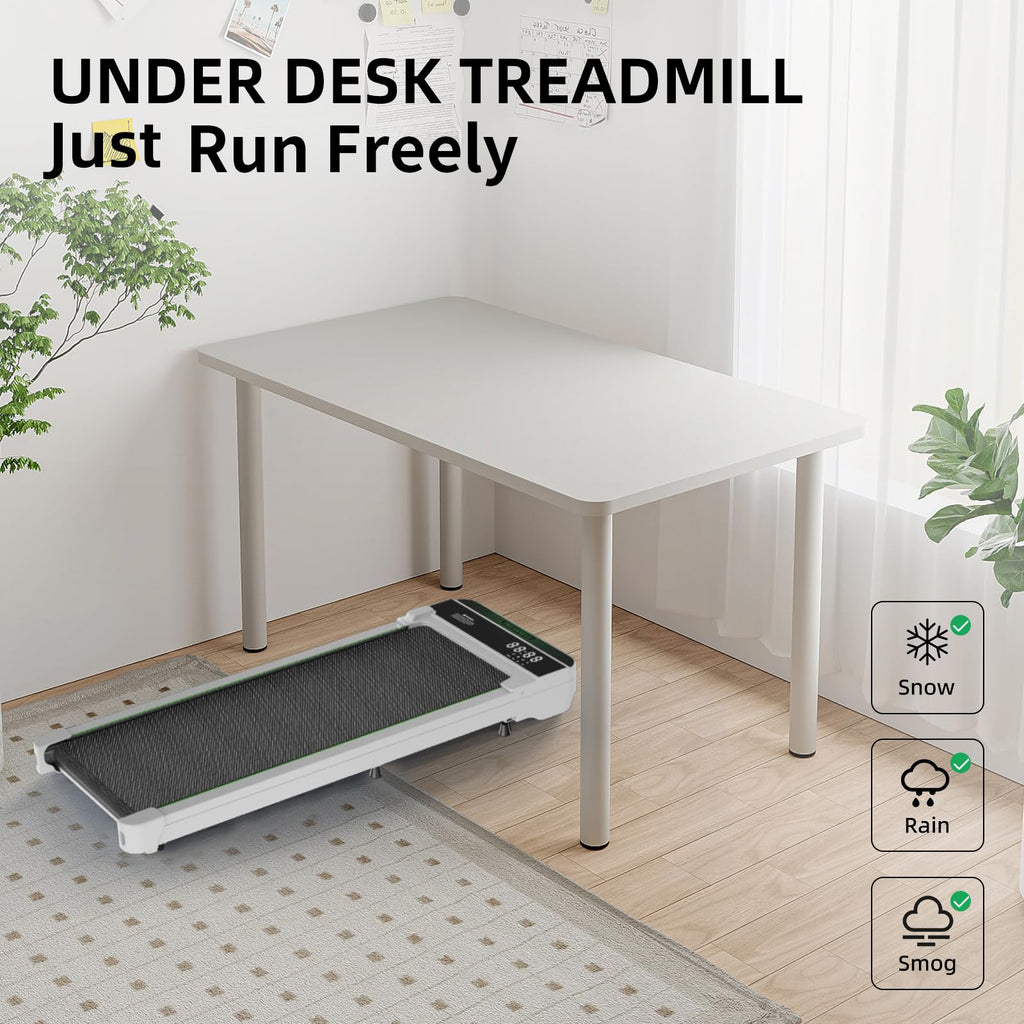 Upreign 3 -In -1 Portable Treadmill And Walking Pad For Home/Office, Remote Control And Large Led Display Screen