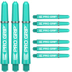 Target Darts 3 X Sets Of Aqua Pro Grip Shaft Intermediate - 9 In Total