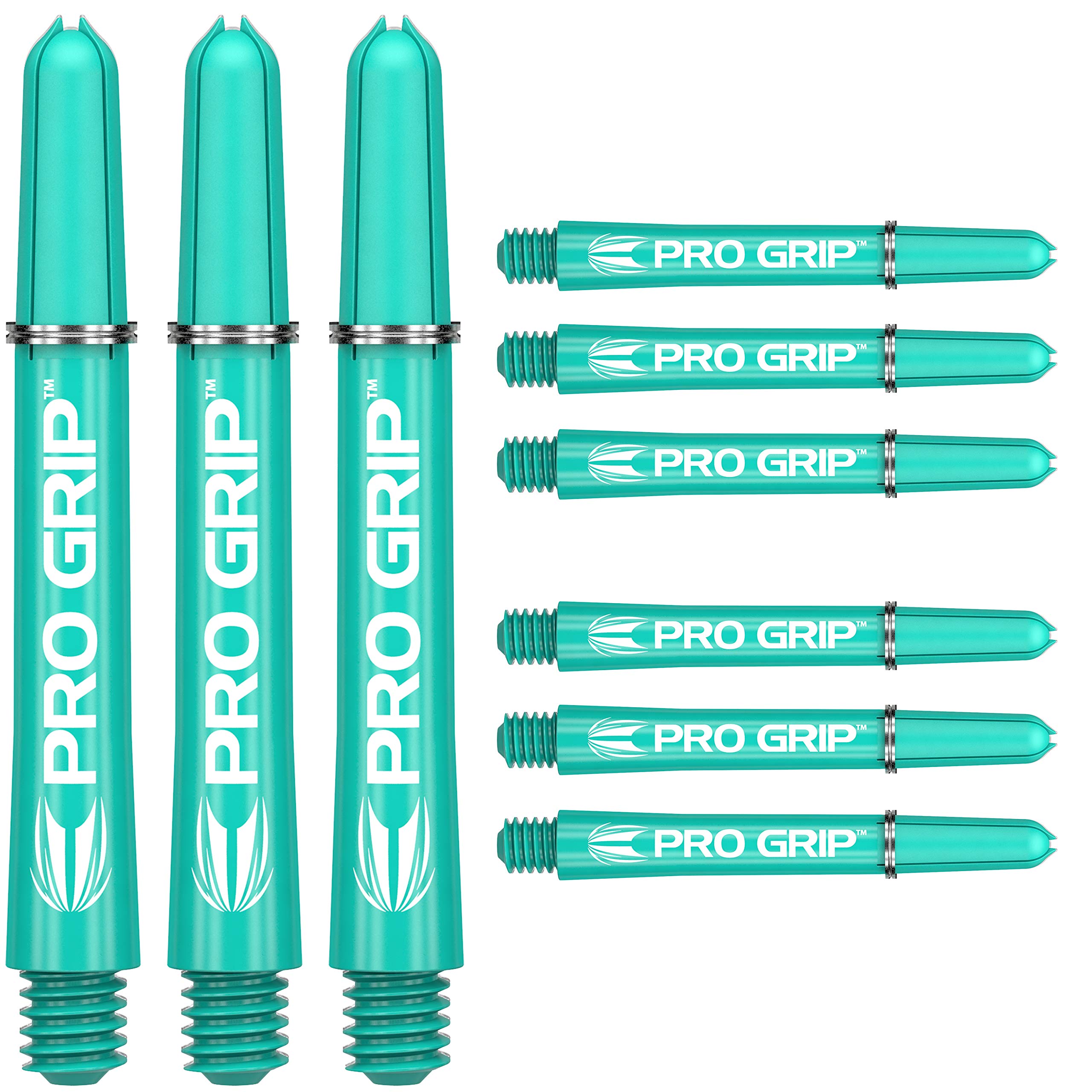 Target Darts 3 X Sets Of Aqua Pro Grip Shaft Intermediate - 9 In Total