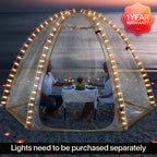 Eighteentek Sports Tent Screen House Room Greenhouse Camping Tent Canopy Gazebos 4-6 Person For Patios Large Oversize Weatherpro