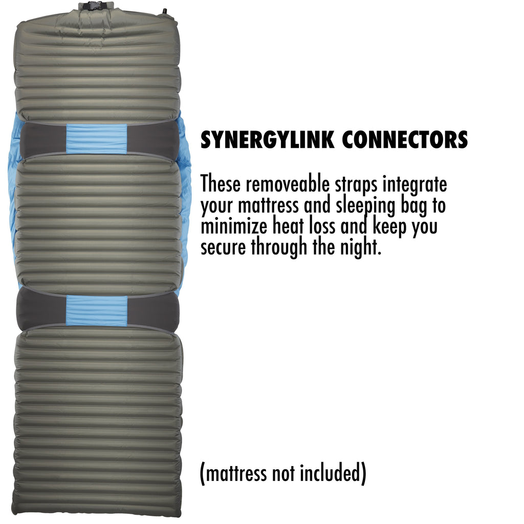 Therm-A-Rest Questar 32F/0C Lightweight Down Mummy Sleeping Bag, Regular, Balsam