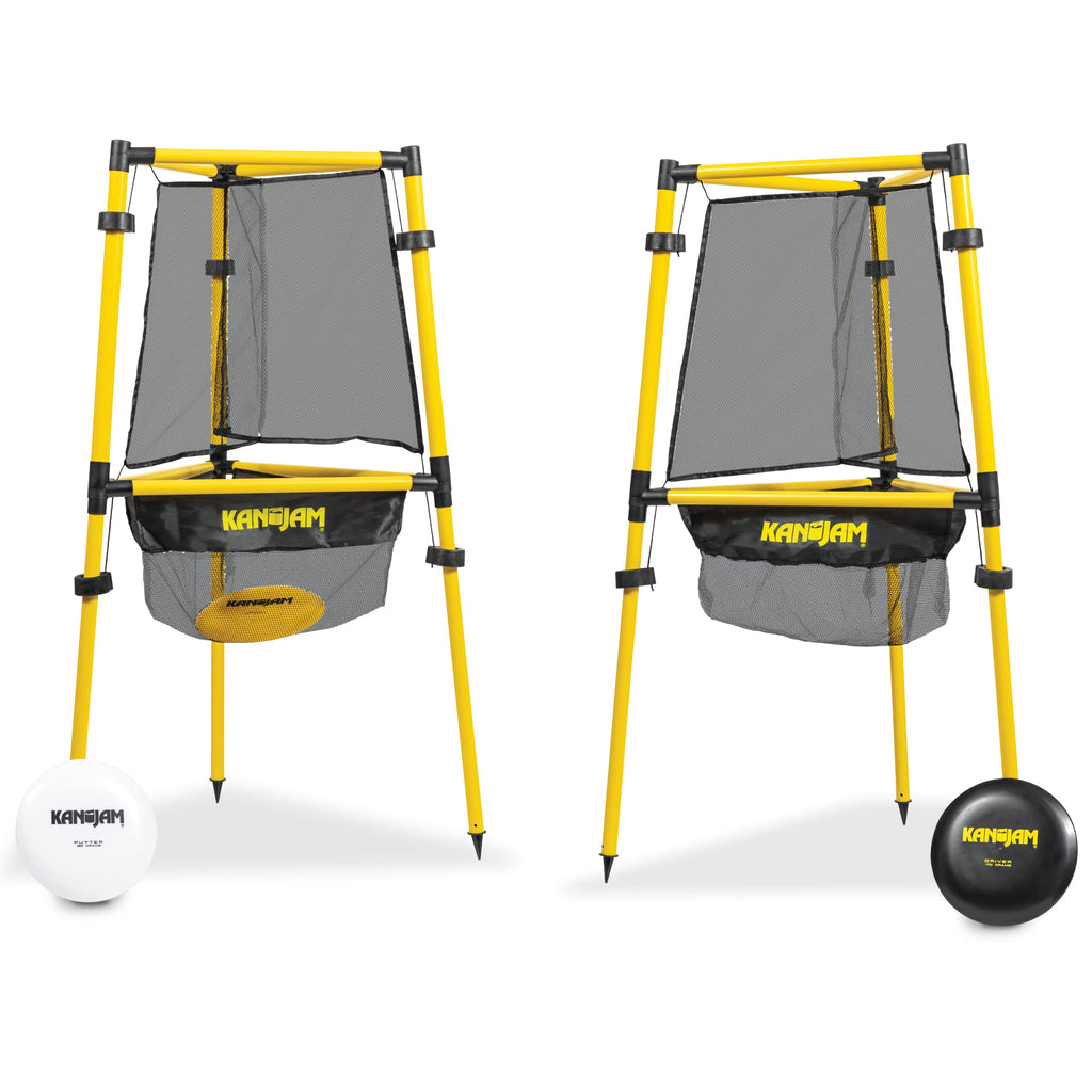 Kan Jam Ultimate Disc Golf Set With 2 Baskets And 3 Discs