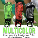 Vizari Matera Soccer Ankle Protection Shin Guard with Ankle Protection – Green/Black