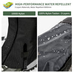 Unigear Snow Leg Gaiters For Men Women, Waterproof Boot Gaiters For Hiking Walking Climbing Hunting Skiing 1000D Fabric (Grey,La