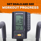 Bells Of Steel Stationary Blitz Air Bike Exercise Bike - Belt Driven Stationary Bike With Phone And Bottle Holder For Commercial