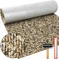 Tinideya Boat Flooring EVA Foam 118/94 x 47/35/24/16 Boat Decking Non Slip Marine Camo Self Adhesive Carpet with Roller Ruler fo