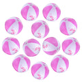 Big Mos Toys 12 Pink Flamingo Party Pack Inflatable Beach Balls For swimming, Beach Pool Pink/Flamingo Themed Party Toys (12 Pa