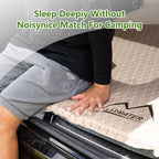 M Karmater Self Inflating Car Sleeping Pad For Camping, Thick Memory Foam Car Camping Mattress With Pillow, 9.0 R-Value Suv Matt