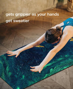 Knsbk Eco Friendly Non Slip Yoga Mat Tpe Workout Mat For Men Women Thick Workout Mat With Carrying Strap Fitness Mats For Exerci