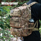 kookoomia Military Tactical Backpack 50L Large Day Backpack for Men Molle Army 3 Days Assault Pack Bug Out Bag Water Resistant a