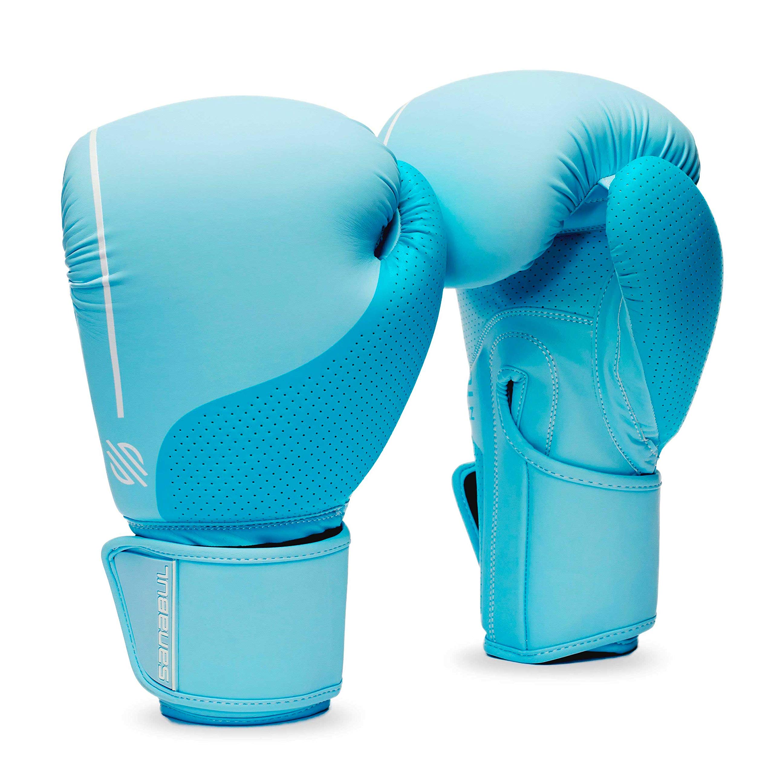 Sanabul Womens Easter Egg Boxing Gloves (Ice Blue, 8 Oz)