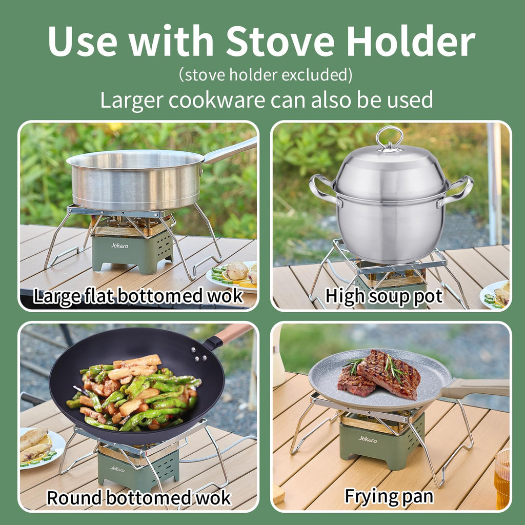 Camping Stove Portable Propane Camping Stove Small Outdoor Stove, 30,000 Btu Camp Stove,Windproof Single Butane Stove, With Carr