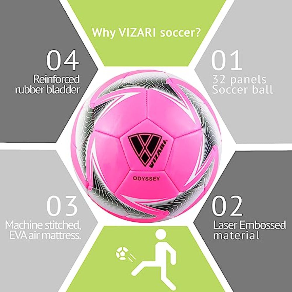 Vizari Sport USA Odyssey Soccer Ball – Pink