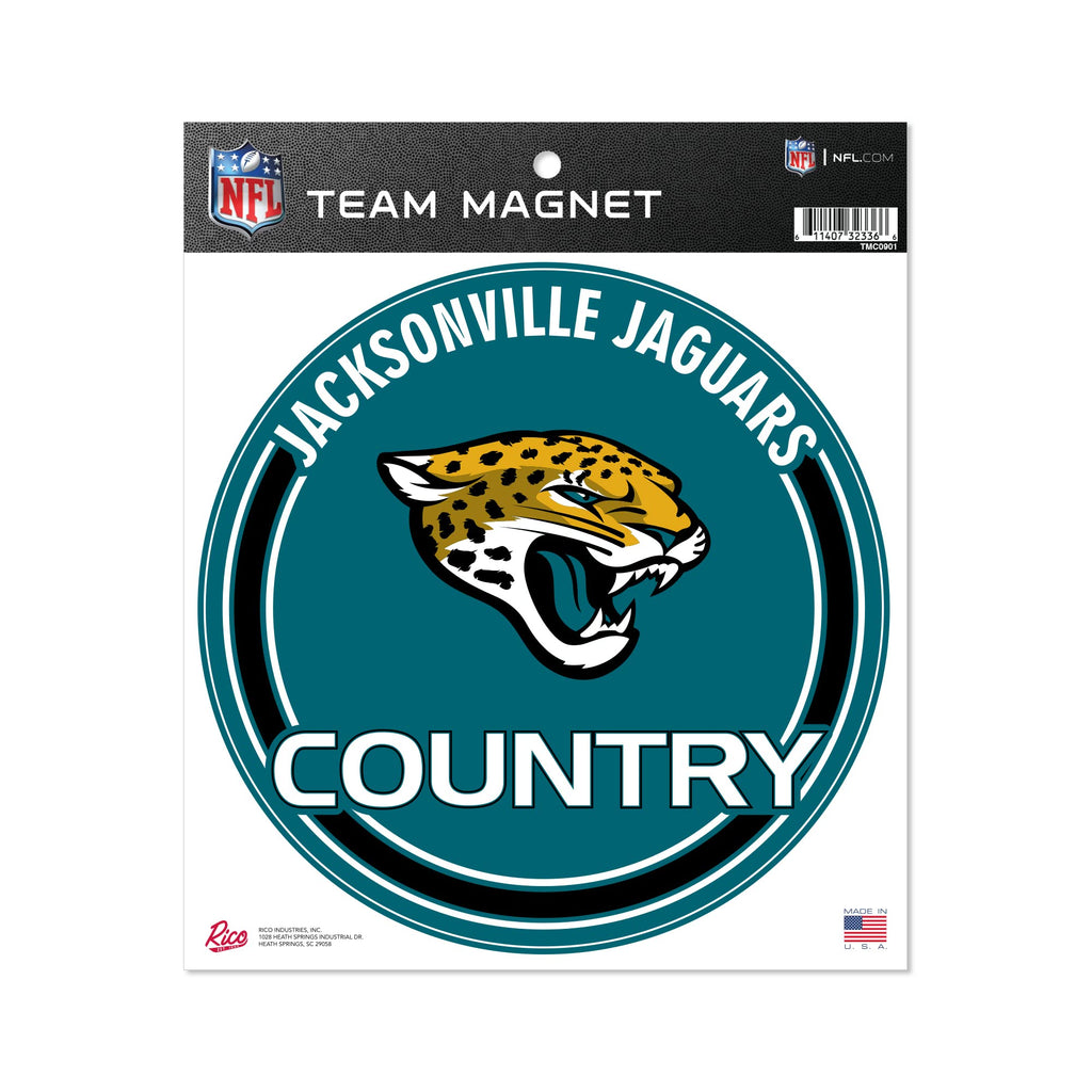Rico Industries Nfl Jacksonville Jaguars 8'' Round Magnet