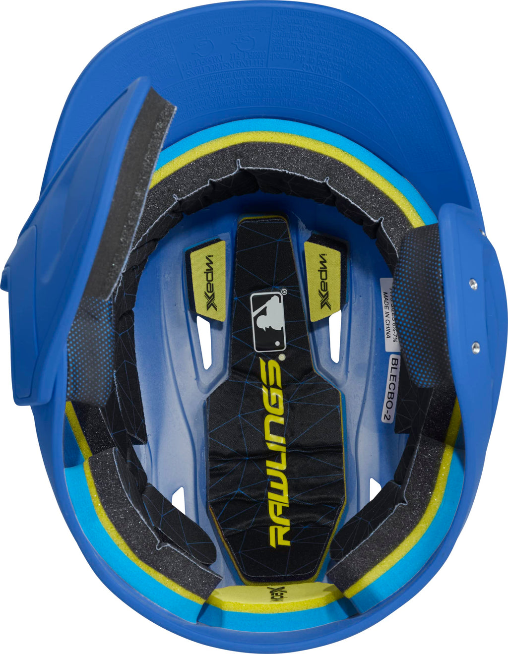 Rawlings Mach 1-Tone Right Batting Helmet W/ Adjustable Face Guard Left Handed Adjustable, Sr, Royal