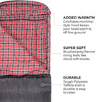 Teton Sports Celsius Xxl 0 Degree Sleeping Bag - 0F Cold-Weather Sleeping Bag For Men & Women - Camping Accessory & Winter Sleep