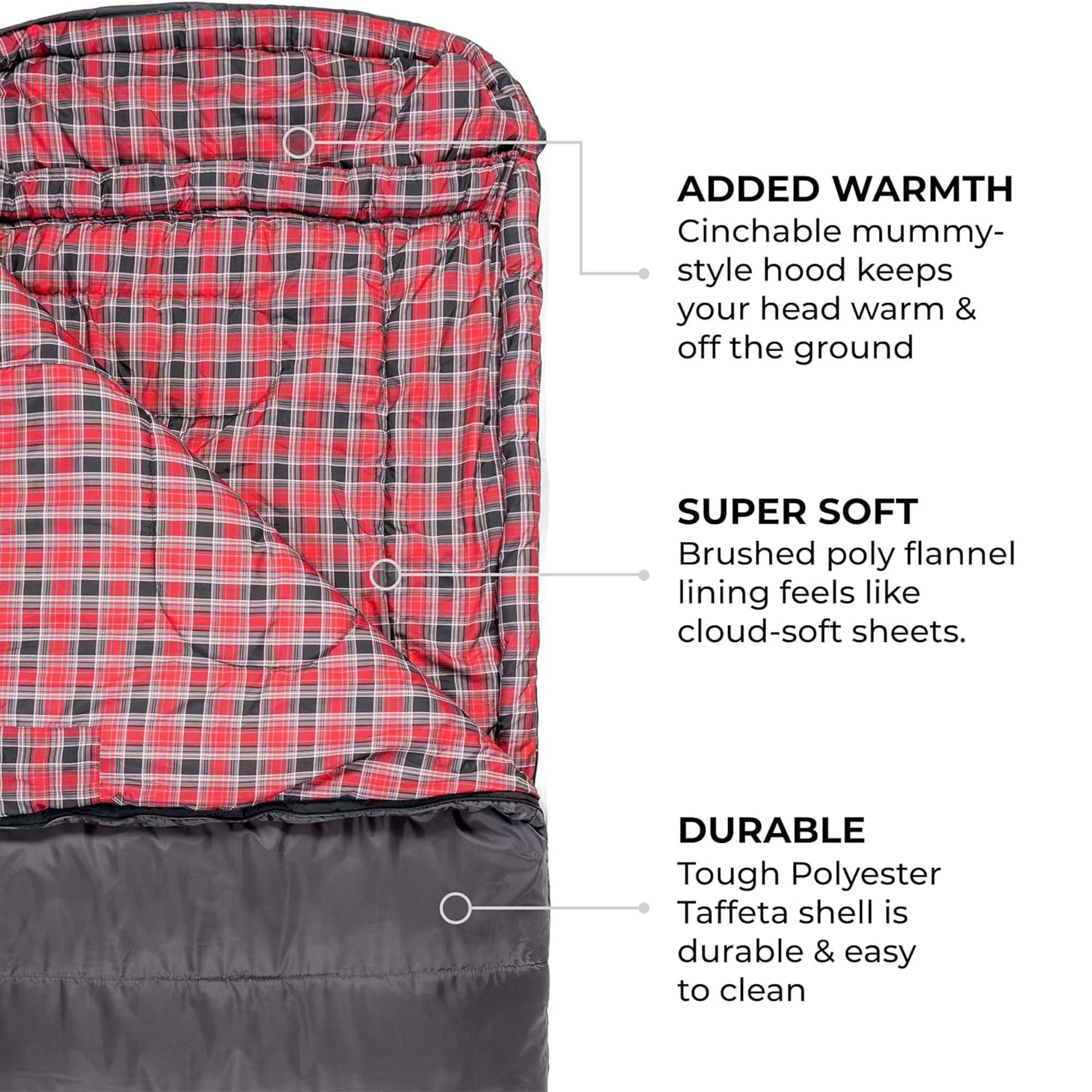 Teton Sports Celsius Xxl 0 Degree Sleeping Bag - 0F Cold-Weather Sleeping Bag For Men & Women - Camping Accessory & Winter Sleep