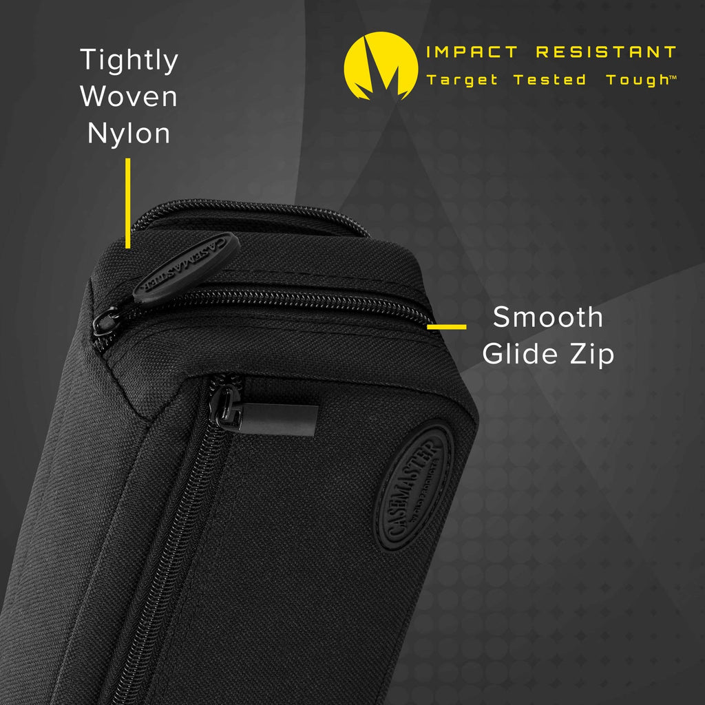 Casemaster By Gld Products Casemaster Plazma Pro Dart Case With Black Zipper And Phone Pocket
