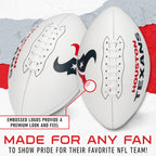 Franklin Sports Nfl Houston Texans Autograph Football - Official Size White Panel Souvenir Football For Autographs + Signatures