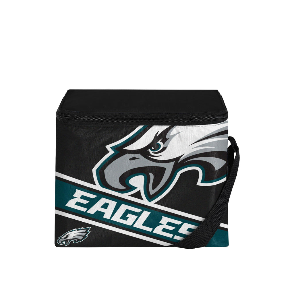 FOCO Philadelphia Eagles Big Logo Stripe 6 Pack Cooler