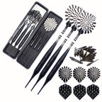 Roobeeo Soft Tip Darts Set For Electronic Dart Board 22G Plastic Tip Darts Set With Brass Barrels&Aluminum Shafts, 6 Flights 3 S