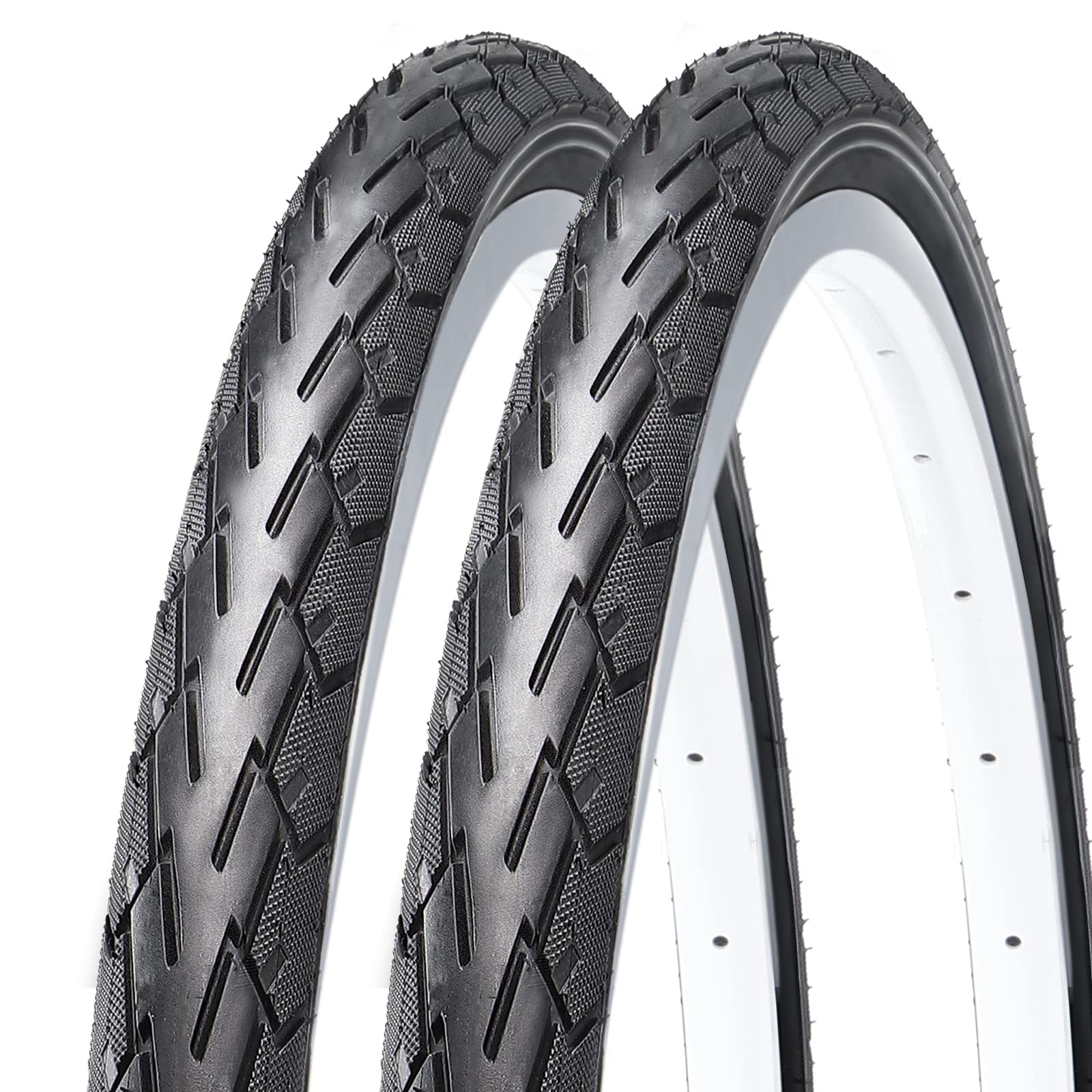 Mohegia 2 Pack Bike Tires,700X35C Folding Replacement Road Bicycle Tires