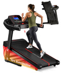 Lifelong 5Hp Peak Motorized Treadmill For Home | 12% Auto Incline | 12 Preset Programs | 14 Km/H Speed | 110 Kg Capacity | Lcd D