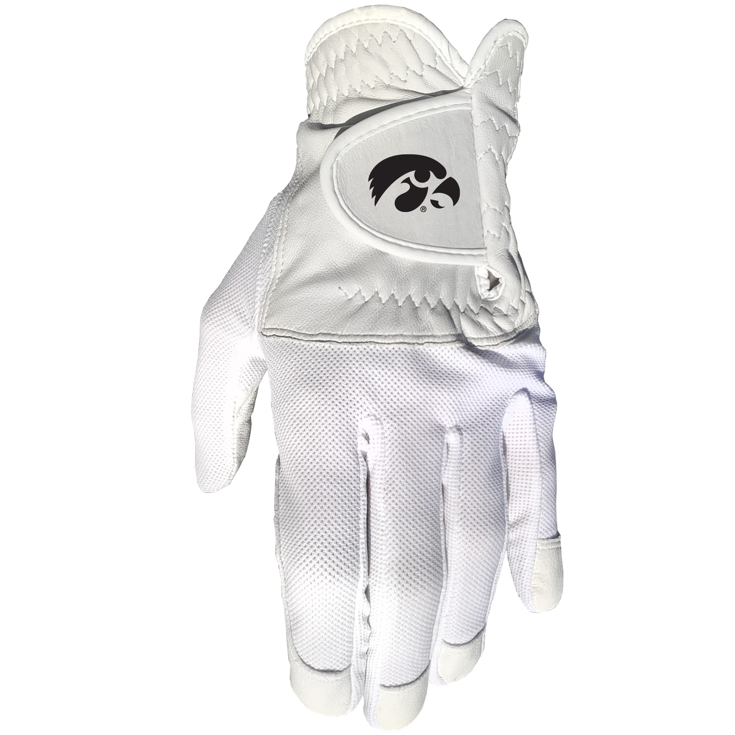 Team Golf NCAA IOWA Cool Mesh With Cabretta Leather - One Size - Mens Left Team Golf NCAA Cool Mesh With Cabretta Leather - One 
