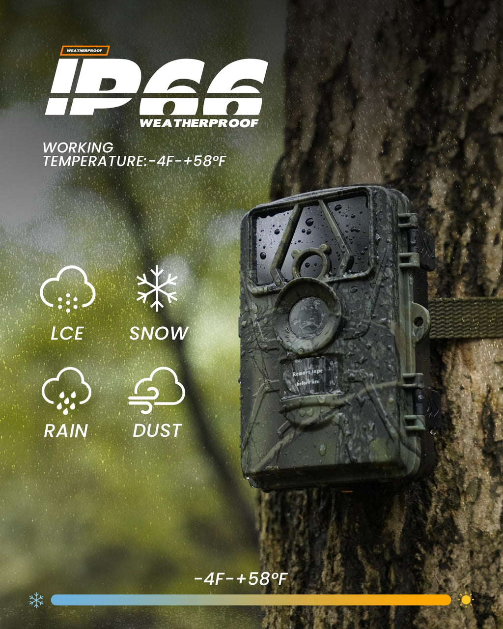 Noxowl 2Pack Trail Camera Wifi 60Mp/8K Game Camera With No Glow Night Vision Waterproof,0.05S Trigger Motion Activated Hunting C