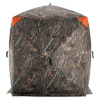 Vevor Hunting Blind, 270 See Through Ground Blind, 1-2 Person Pop Up Deer Blind For Hunting With Carrying Bag, Portable Resilien