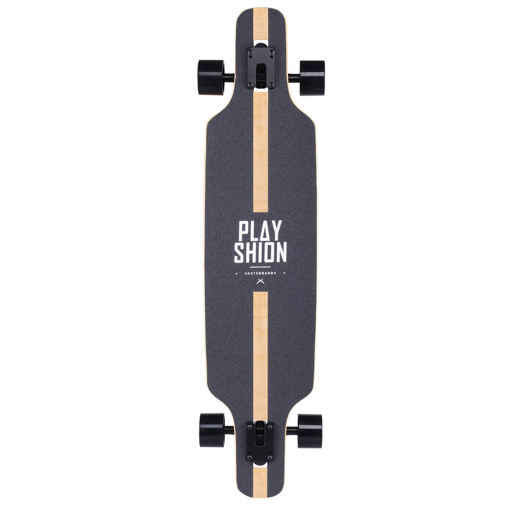 Playshion 39 Inch Drop Through Freestyle Longboard Skateboard Cruiser Line