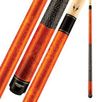 Viking Valhalla 100 Series With Irish Linen Wrap 2 Piece 58'' Pool Cue Stick Va119 (21Oz, Autumn Orange)