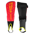 Vizari Malaga Shin Guard, Red/Yellow, X-Small