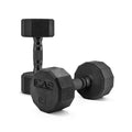 CAP Barbell 12-Sided Coated Dumbbell with Black Handle, Pair, 15 LB