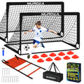 Kids Soccer Goals For Backyard Set, 1 Pack Of Portable Pop Up Soccer Nets With Soccer Ball, Toddler Outdoor Sports Games (6Ftx4F
