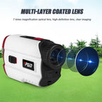 Pgm Golf Rangefinder With Slope, 600 Yards Golf Range Finder, 7X Magnification Laser Range Finder Golf With Distance Finder, Fla